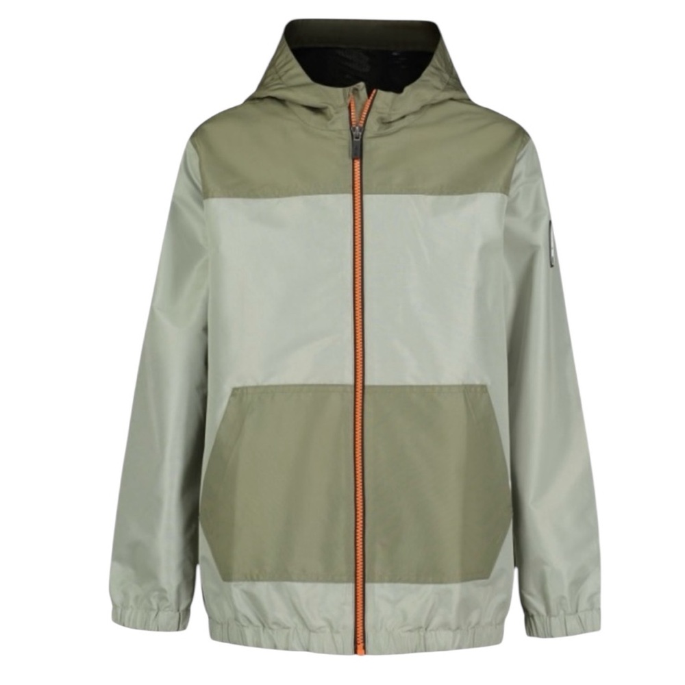 NWT Bass Outdoor Boy’s Trekking Jacket in‎ Seagrass Size L Water Resistant